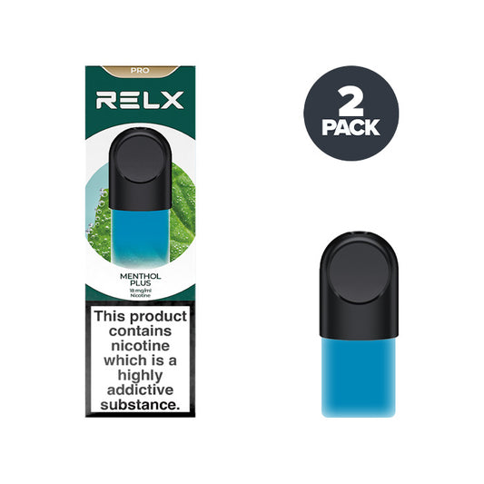 Menthol Plus RELX Infinity Pro Pod and Box