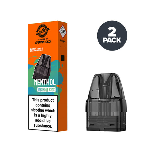 Menthol Vaporesso Deliciu Mate Pre-filled Pod and Box