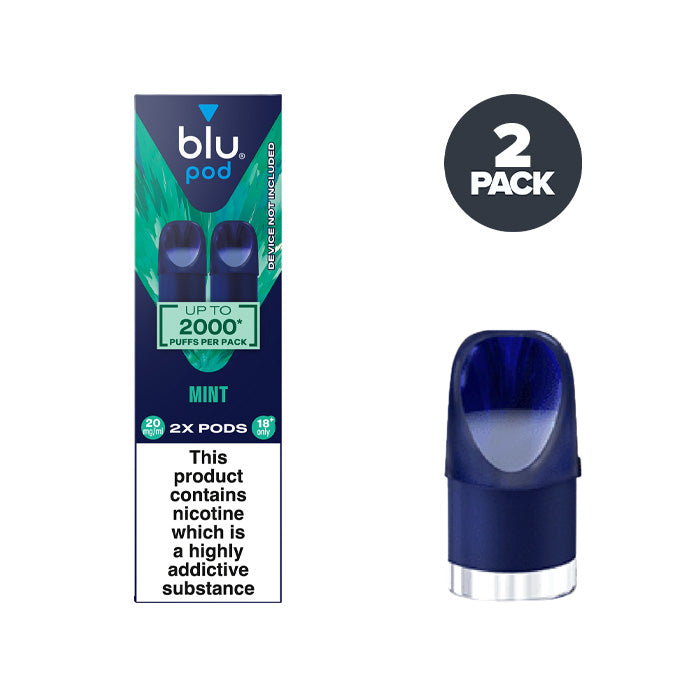 Mint Blu Bar Pre-filled Pod and Box