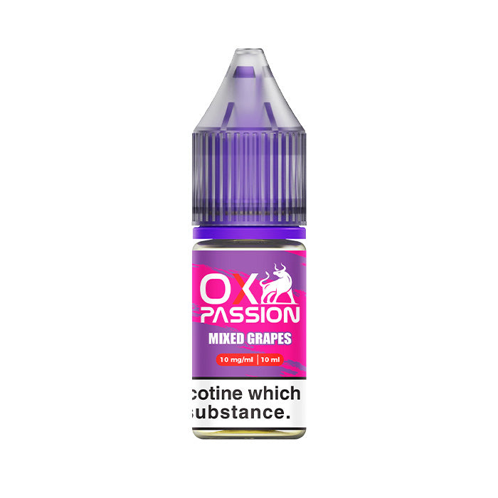 Mixed Grapes 10ml Nic Salt E-Liquid by OXVA Ox Passion