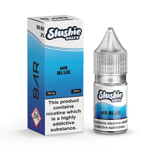 Mr Blue 10ml Nic Salt E-Liquid by Slushie Bar Salts