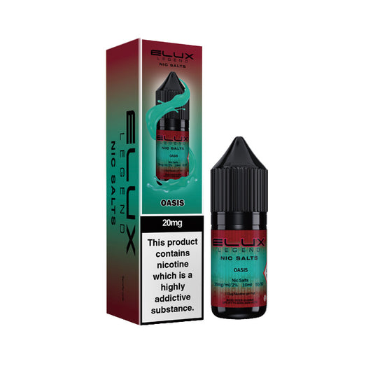 Oasis 10ml Nic Salt E-Liquid by Elux Legend