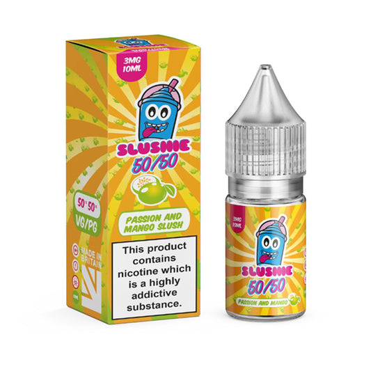 Passion and Mango Slush 10ml E-Liquid by Slushie 50 50