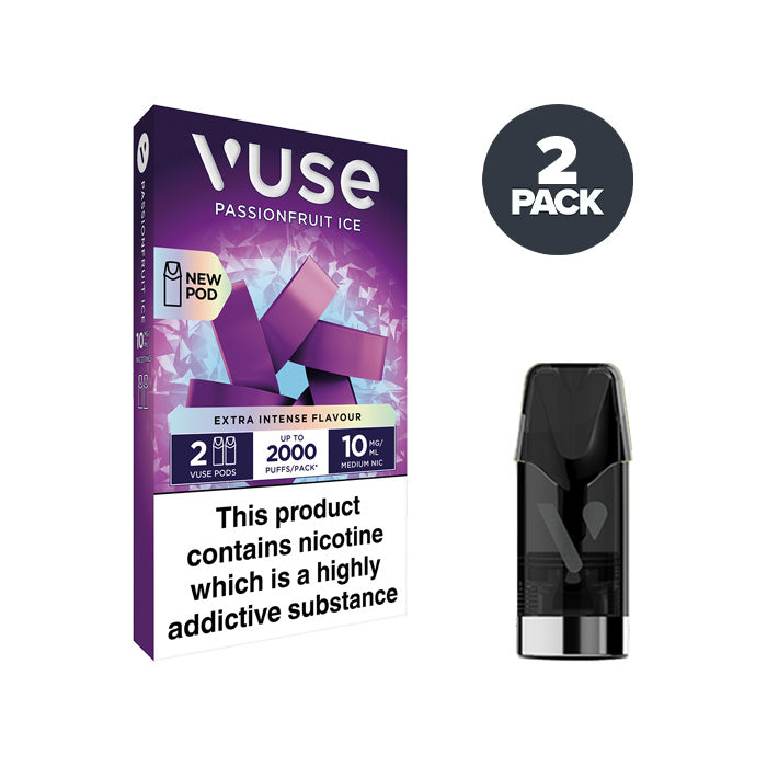 Passionfruit Ice VUSE Extra Intense Flavour Pods 10mg