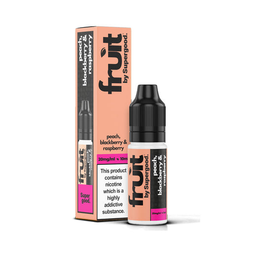 Peach Blackberry & Raspberry Nicotine Salt by Supergood Fruit