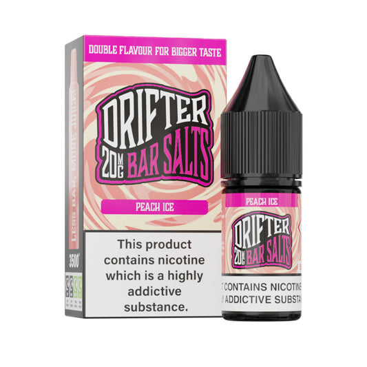 Peach Ice Nic Salt E-Liquid by Drifter Bar Series