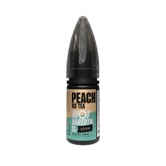 Peach Ice Tea Nic Salt E-Liquid by Riot Bar Edtn