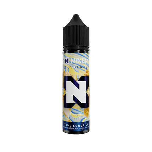 Peanut Cheesecake 30ml Longfill E-Liquid by Nixer