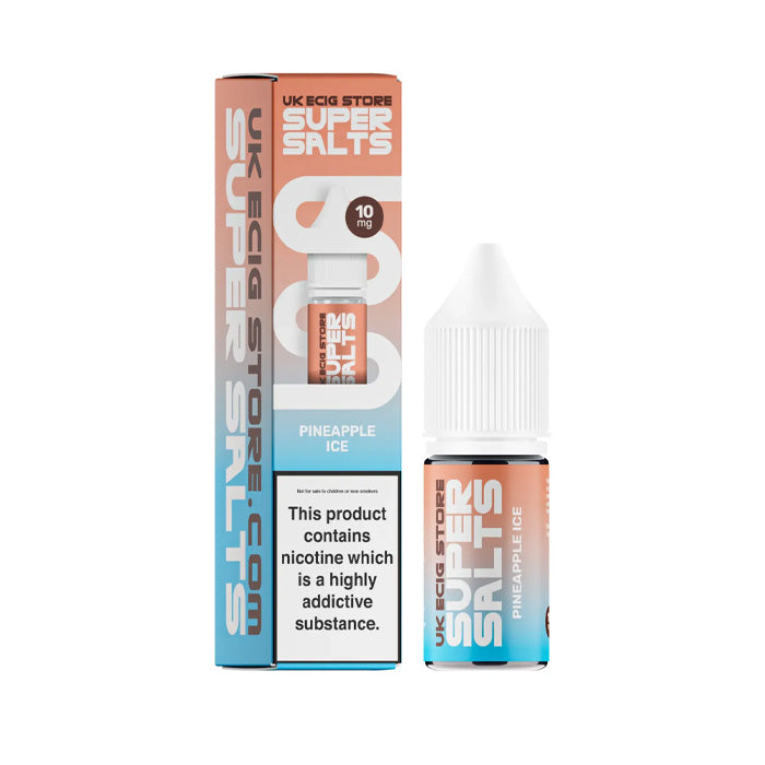 Pineapple Ice Nic Salt E-Liquid by UK Ecig Store Super Salts