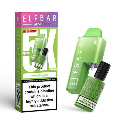 Elf Bar AF5000 Disposable Vape Pineapple Mojito