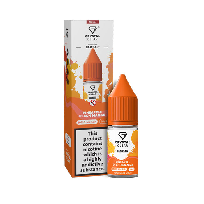 Pineapple Peach Mango Nicotine Salt by Crystal Clear