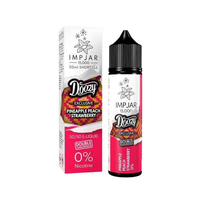 Pineapple Peach Strawberry 50ml Shortfill E-Liquid by Imp Jar & Doozy Vape