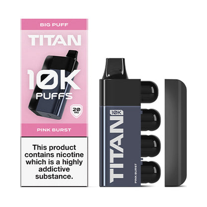 Pink Burst Titan 10K Disposable Vape by Gold Bar