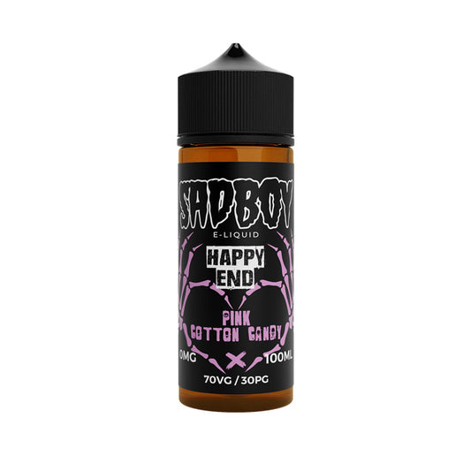 Pink Cotton Candy 100ml Shortfill E-Liquid by Sadboy