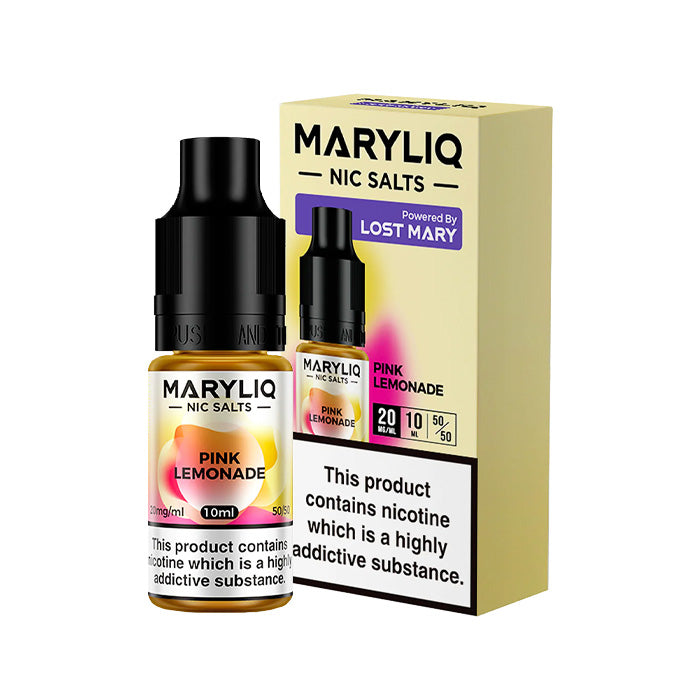 Pink Lemonade 10ml Nic Salt E-Liquid by MaryLiq