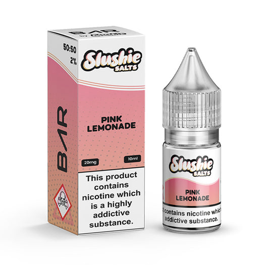 Pink Lemonade 10ml Nic Salt E-Liquid by Slushie Bar Salts