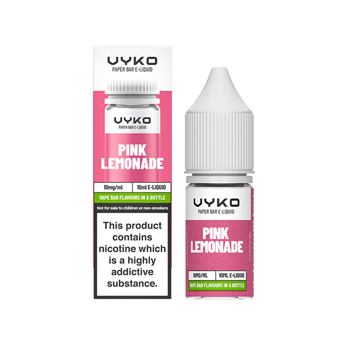 Pink Lemonade 10ml Nic Salt by VYKO Bar