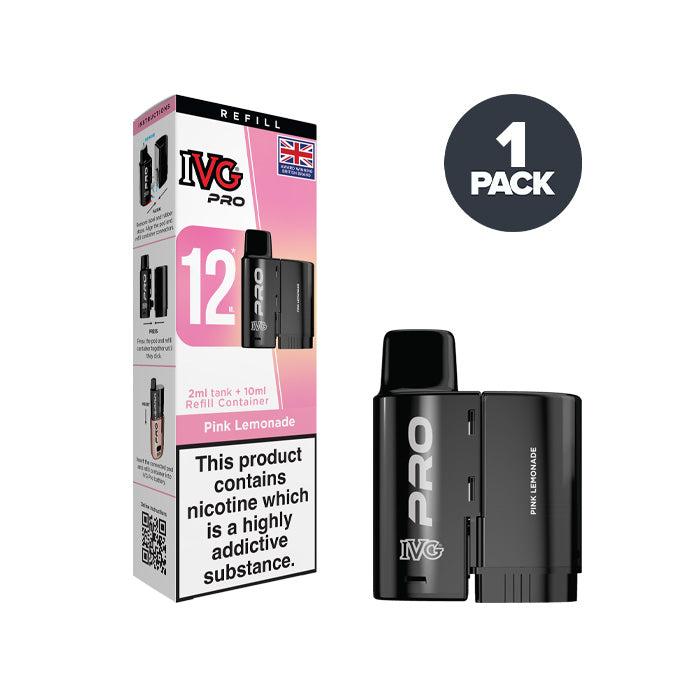 Pink Lemonade IVG Pro 12 Refill Pack