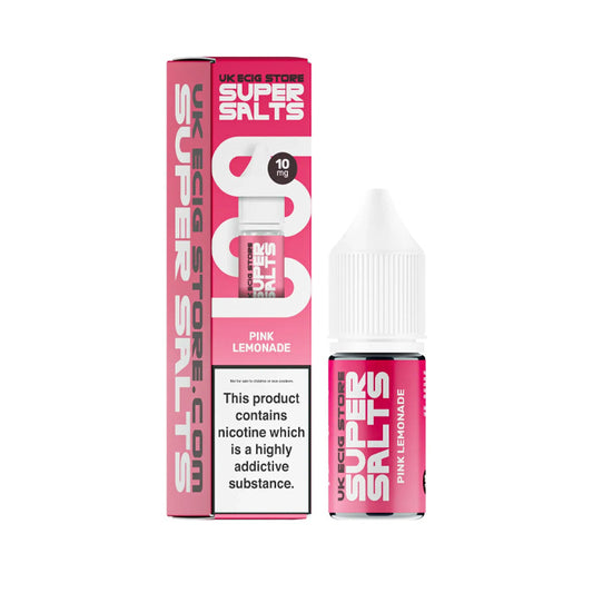 Pink Lemonade Nic Salt E-Liquid by UK Ecig Store Super Salts