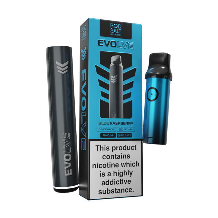 Pod Salt Evolve Pod Kit Blue Raspberry