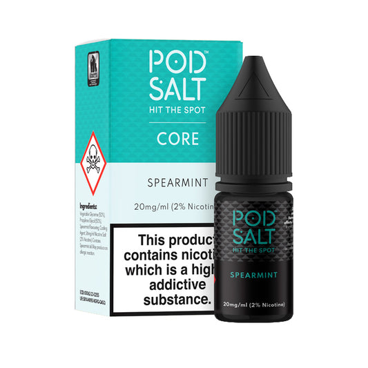 Pod Salt Spearmint 10ml Nic Salt E-Liquid