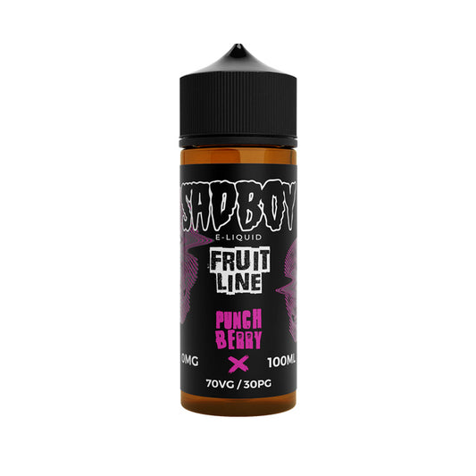 Punchberry 100ml Shortfill E-Liquid by Sadboy