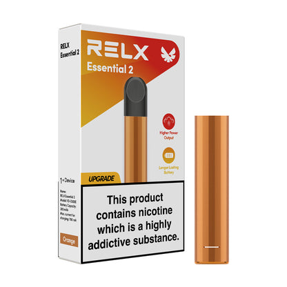 RELX Essential Device 2 Orange with Box