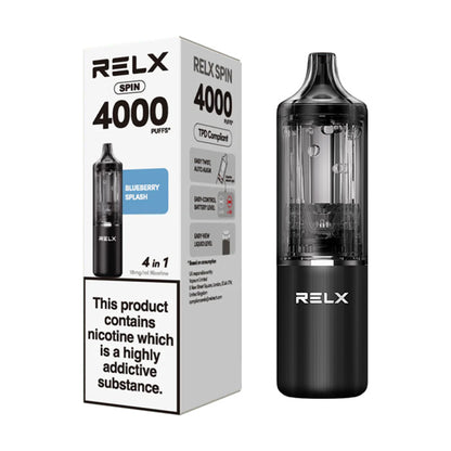 RELX Spin Starter Vape Kit Blueberry Splash