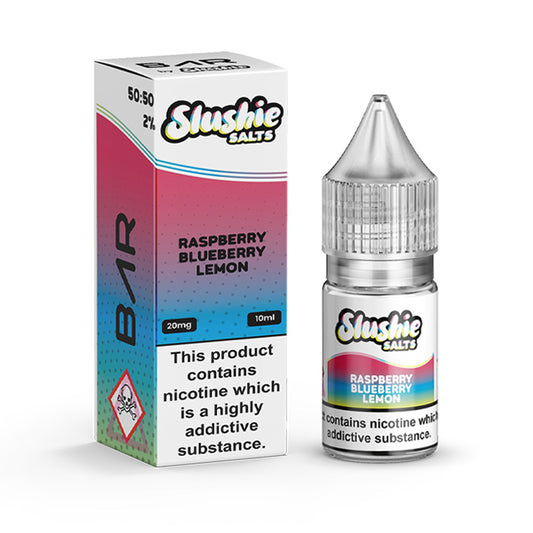 Raspberry Blueberry Lemon 10ml Nic Salt E-Liquid by Slushie Bar Salts