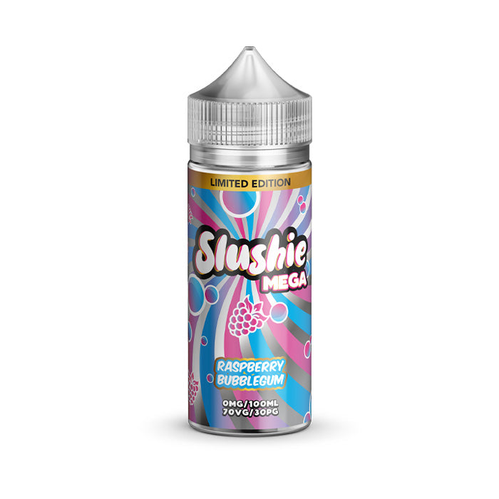 Raspberry Bubblegum 100ml Shortfill E-Liquid by Slushie Mega