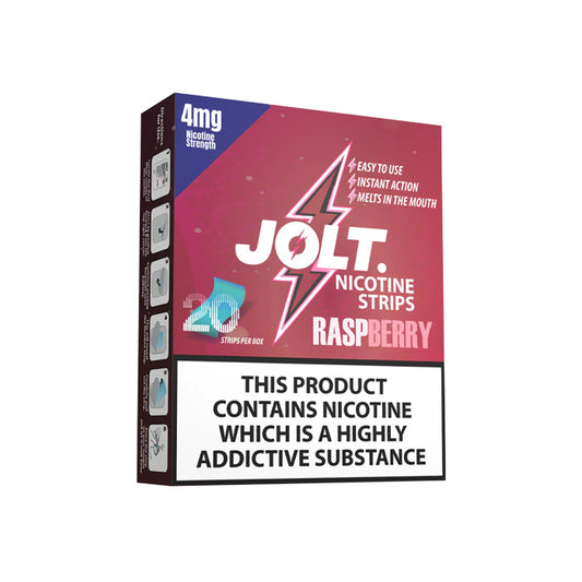 Raspberry Jolt Nicotine Strips