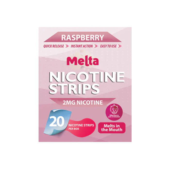 Raspberry Melta Nicotine Strips