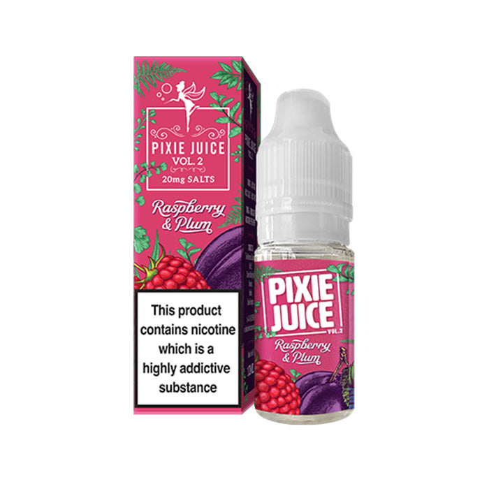 Raspberry & Plum Nicotine Salt by Pixie Juice Vol II