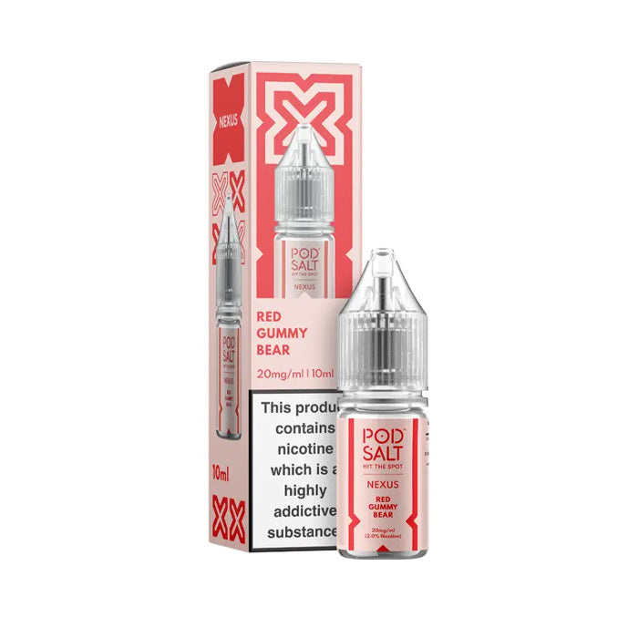 Red Gummy Bear 10ml Nic Salt E-Liquid by Nexus