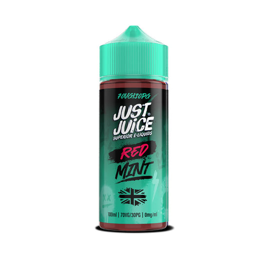 Red Mint 100ml Shortfill E-Liquid by Just Juice