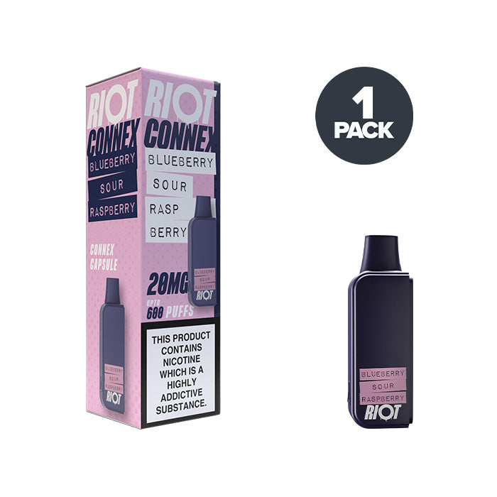 Riot Connex Capsule Pod Blueberry Sour Raspberry