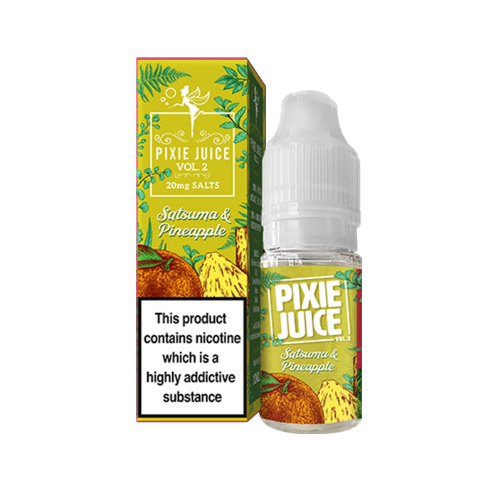 Satsuma & Pineapple Nicotine Salt by Pixie Juice Vol II