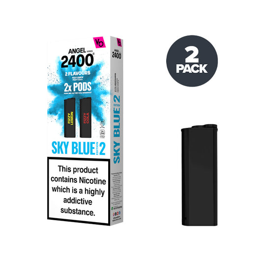 Sky Blue 2 Angel 2400 Pre-filled Pods