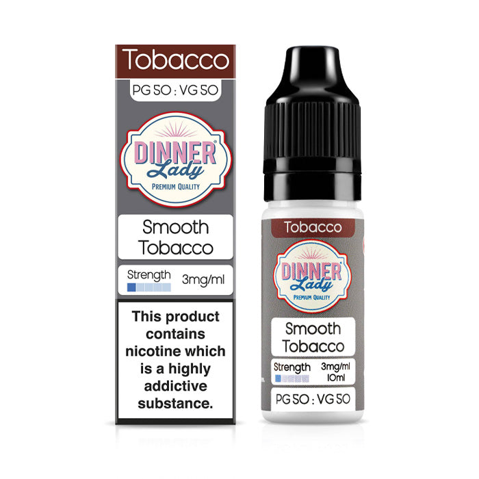 Smooth Tobacco 10ml E-Liquid by Dinner Lady