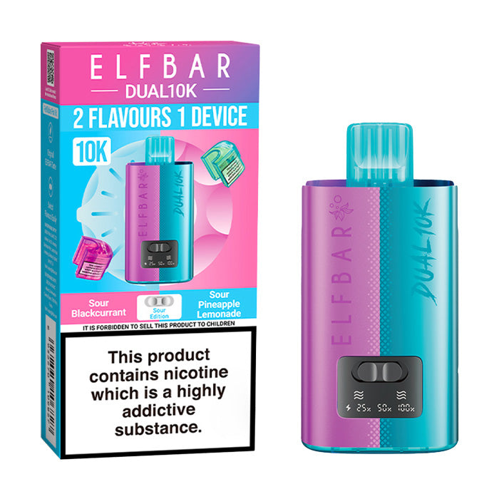 Sour Edition Elf Bar Dual 10K Starter Vape Kit and Box