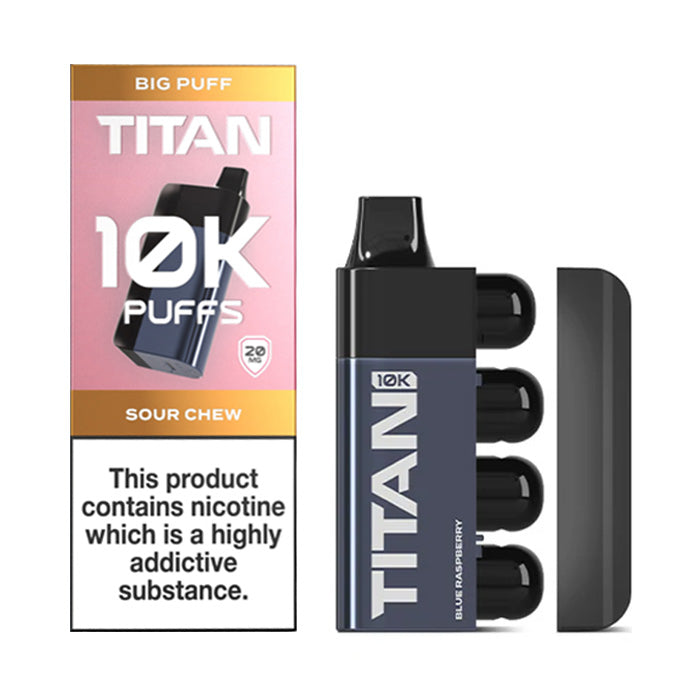 Sour Chew Titan 10K Disposable Vape and Box