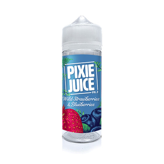 Wild Strawberry & Blueberries 100ml Shortfill E-Liquid by Pixie Juice Vol II