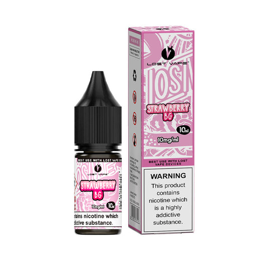 Strawberry BG Nic Salt E-Liquid by Lost Vape