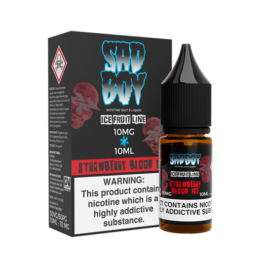 Strawberry Blood Ice Nic Salt E-Liquid By Sadboy