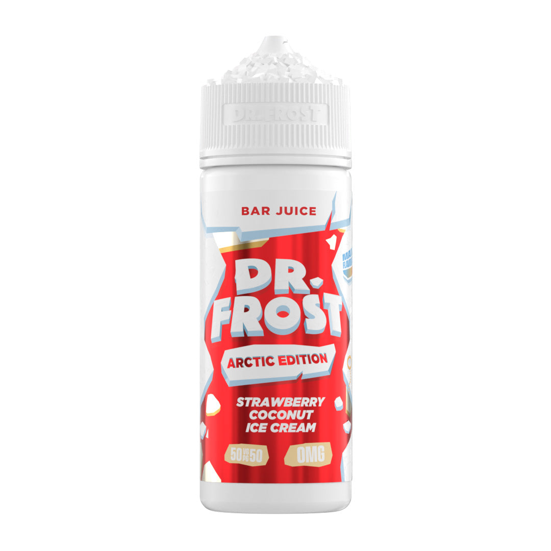 Strawberry Coconut Ice 100ml Shortfill E-Liquid by Dr Frost Arctic Edition