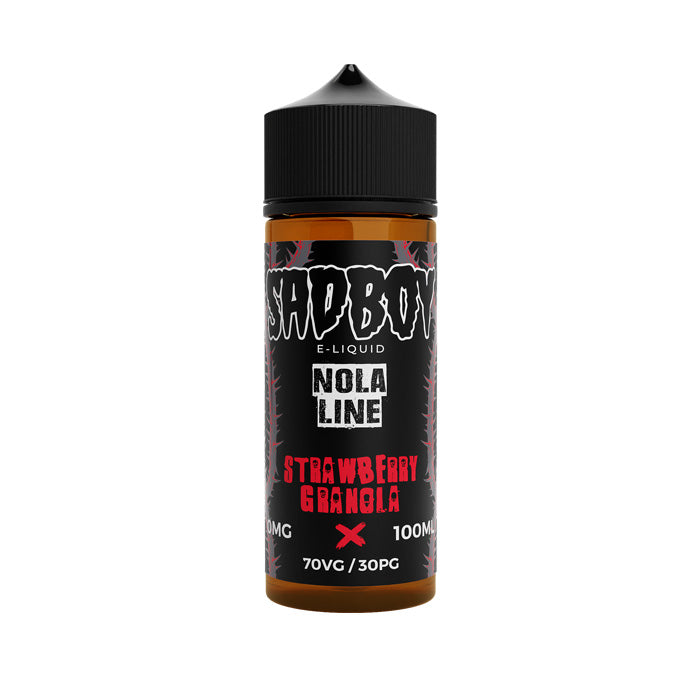 Strawberry Granola 100ml Shortfill E-Liquid by Sadboy