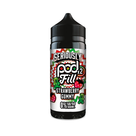 Strawberry Gummy 100ml Shortfill by Seriously Podfill x2