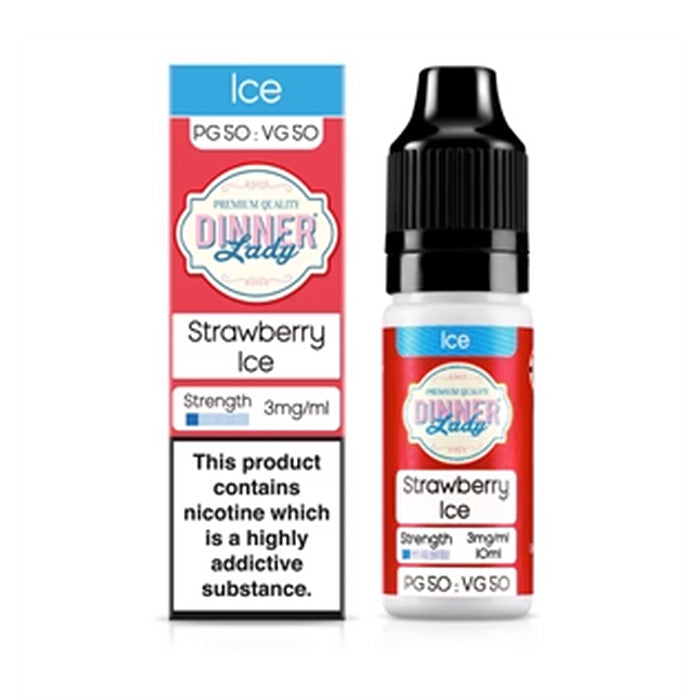 Strawberry Ice 10ml E-Liquid by Dinner Lady