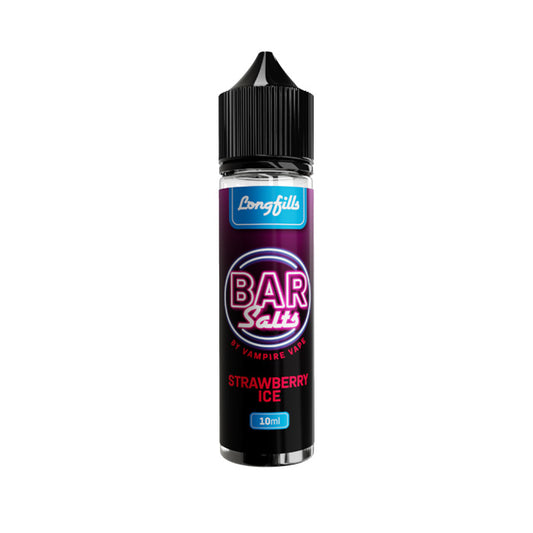 Strawberry Ice 10ml Longfill Concentrate by Vampire Vape Bar Salts