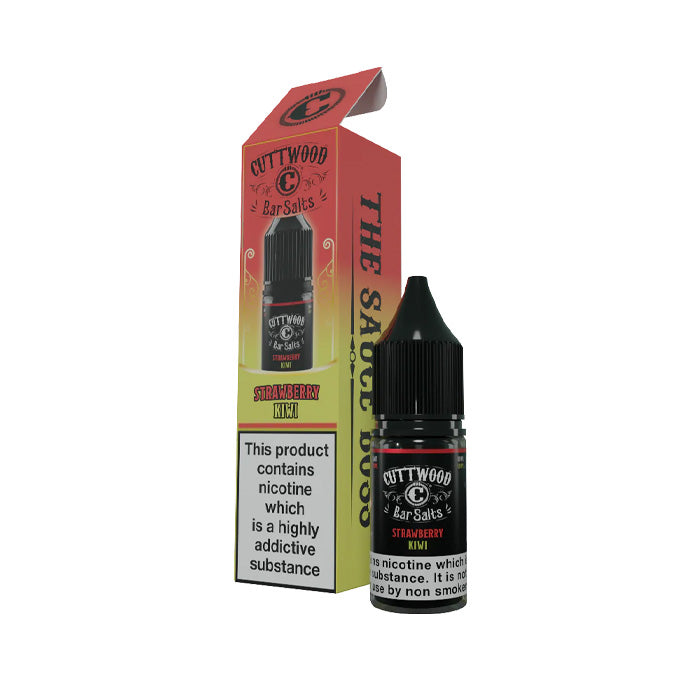 Strawberry Kiwi 10ml Nic Salt E-Liquid by Cuttwood Bar Salts